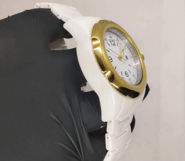 White 50mm Ceramic Invicta Swiss Made  Watch