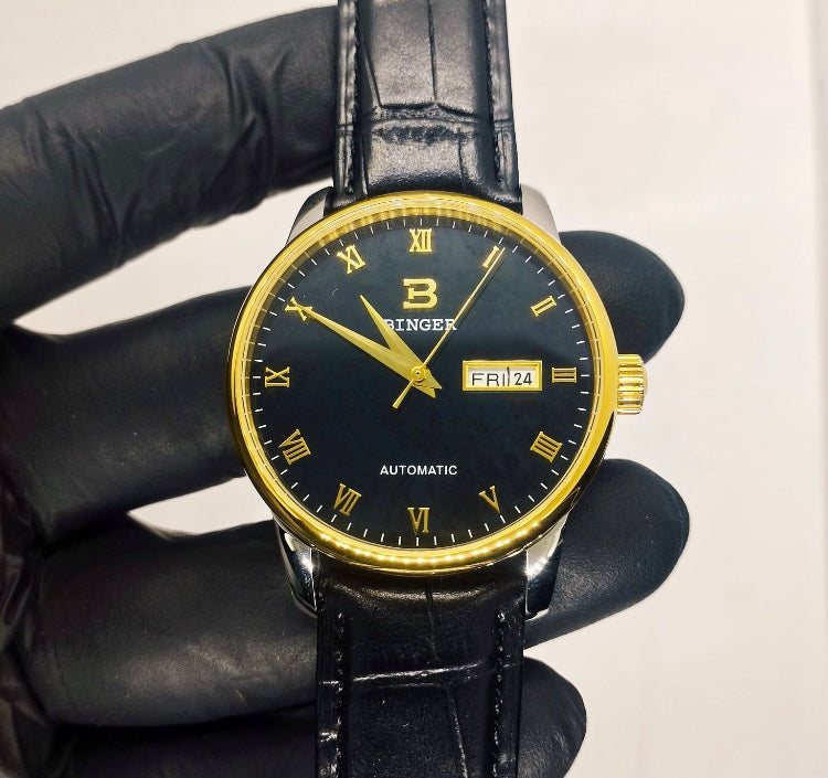Binger Automatic Daydate Watch