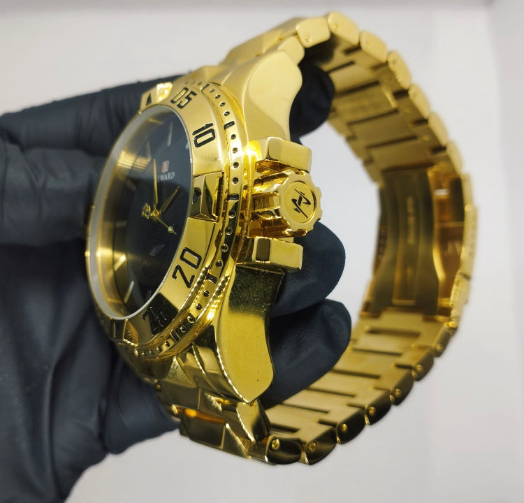Invicta DNA Mesh Gold Plated Stainless Steel Luxury Watch
