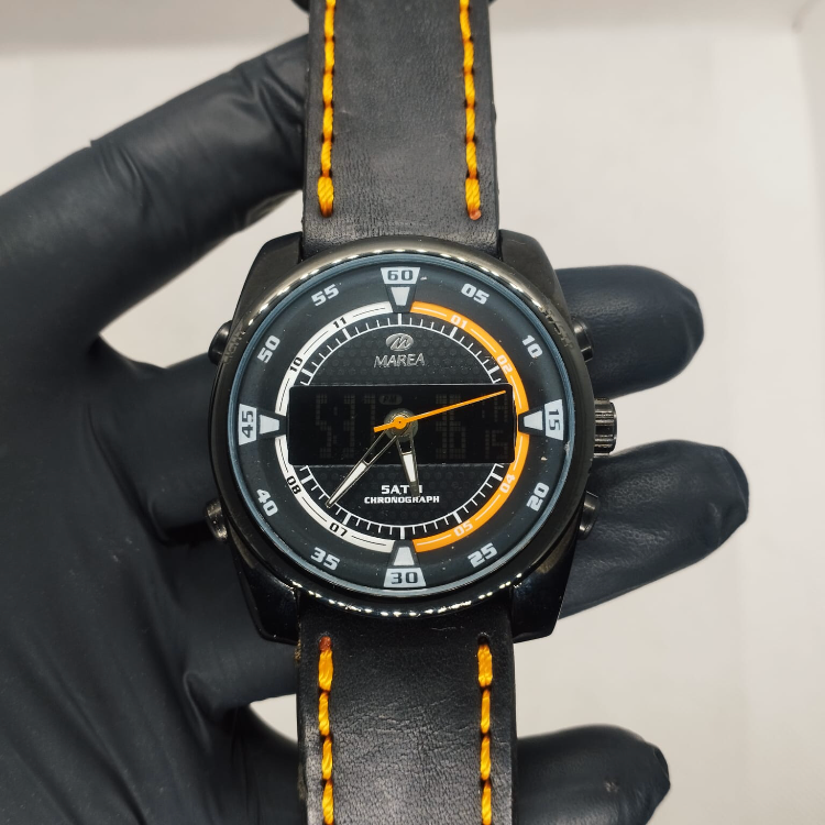 Marea Imported Digital Analog Orange line Watch