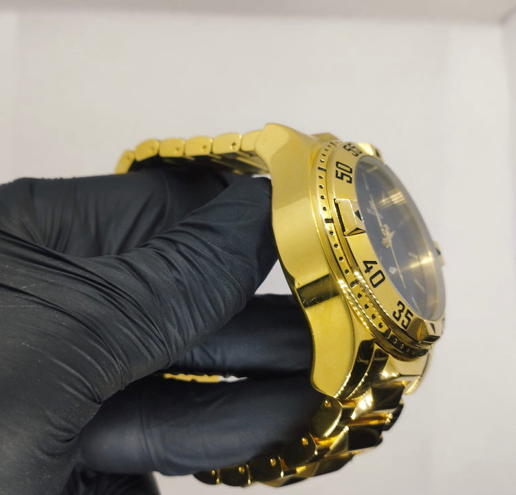 Invicta DNA Mesh Gold Plated Stainless Steel Luxury Watch