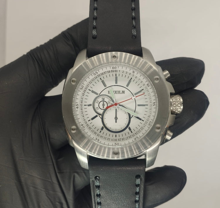 Bixiln Stainless Steel Sliver Imported Watch