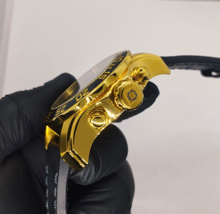 LA Invicta Pro Driver Golden Luxurious Watch