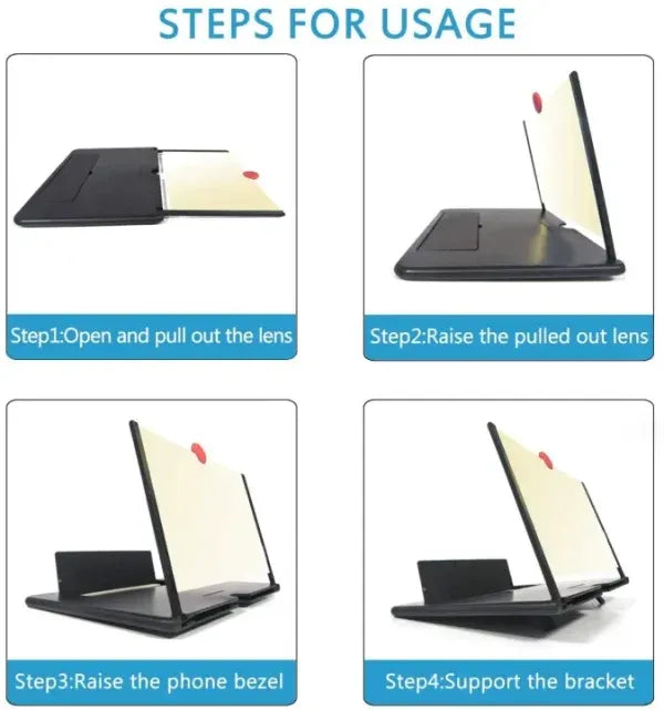 Mobile Screen Magnifier Eyes Protection